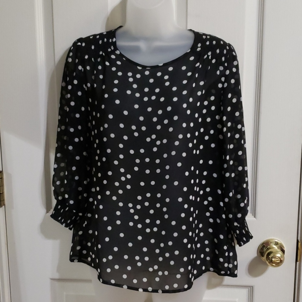 Polka dot top